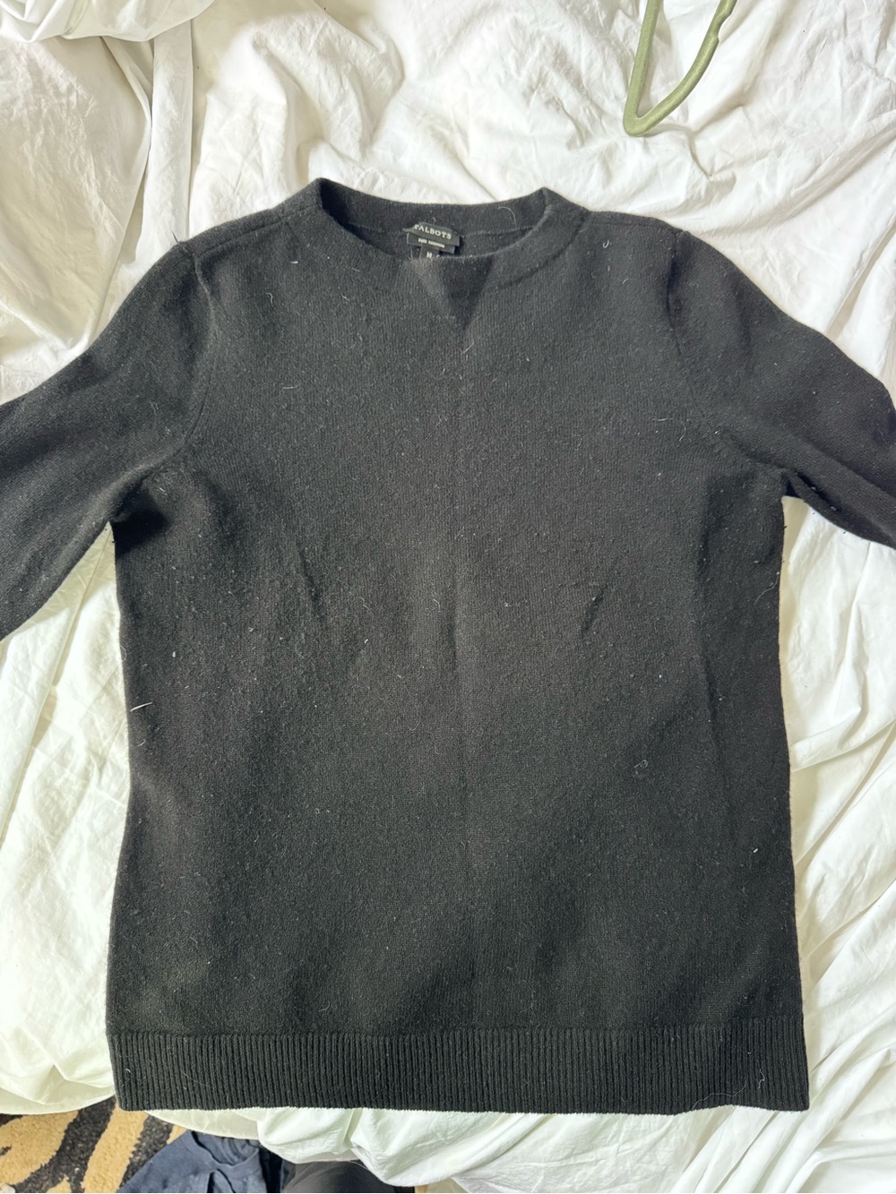 Talbots 3/4 sleeve cashmere women’s black medium